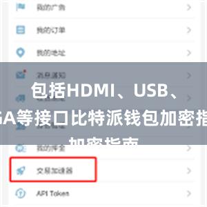 包括HDMI、USB、VGA等接口比特派钱包加密指南