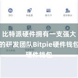 比特派硬件拥有一支强大的研发团队Bitpie硬件钱包